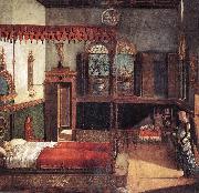 CARPACCIO, Vittore The Dream of St Ursula  dfg oil painting picture wholesale